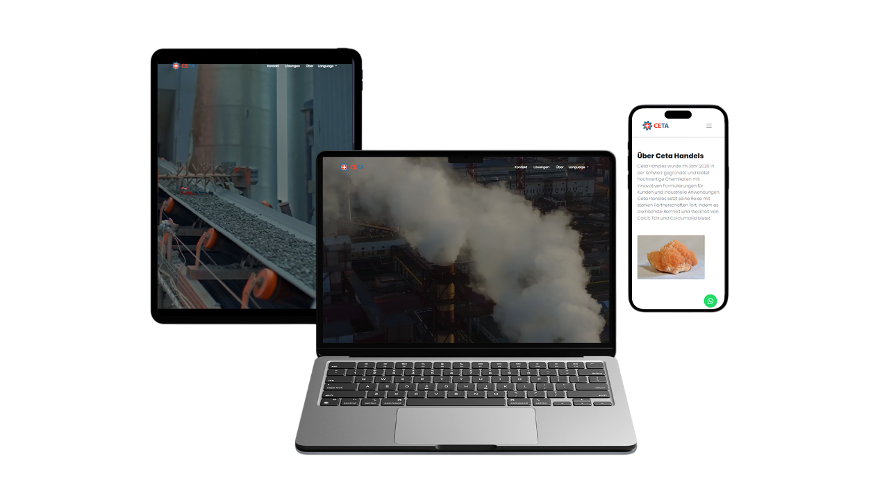 Corporate Website Development for Ceta Handels