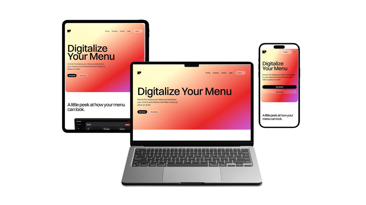 DineNPro – Self-Service QR Code Menu Platform
